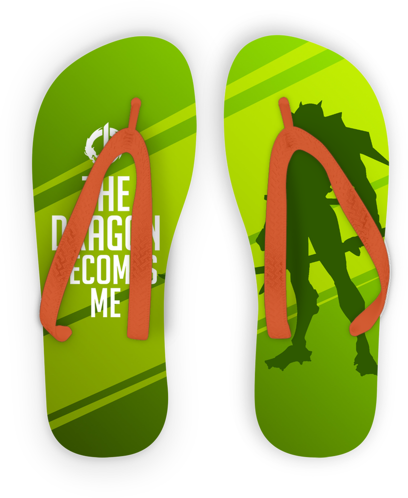 Ow Genji ﻿adult Flip Flops - Flip-flops (1024x1024), Png Download