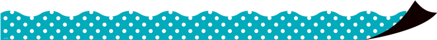 Teal Polka Dots Magnetic Border Alternate Image A - Polka Dot Red Magnetic Border (900x900), Png Download