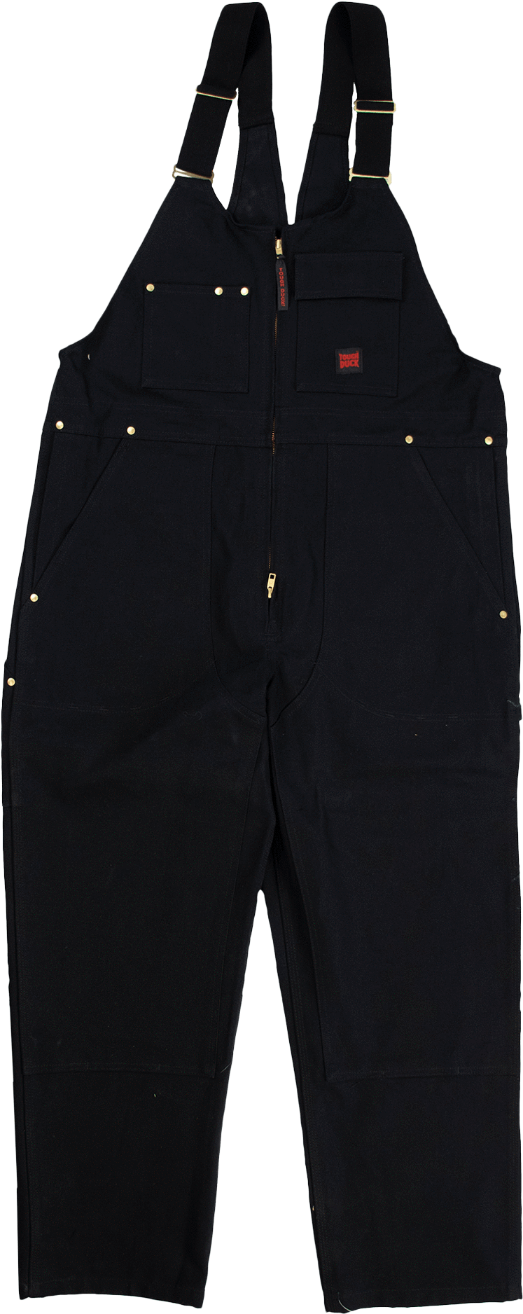 Tough Duck 7637 Heavy Duty Deluxe Unlined Bib Overalls - Pocket (1920x1920), Png Download