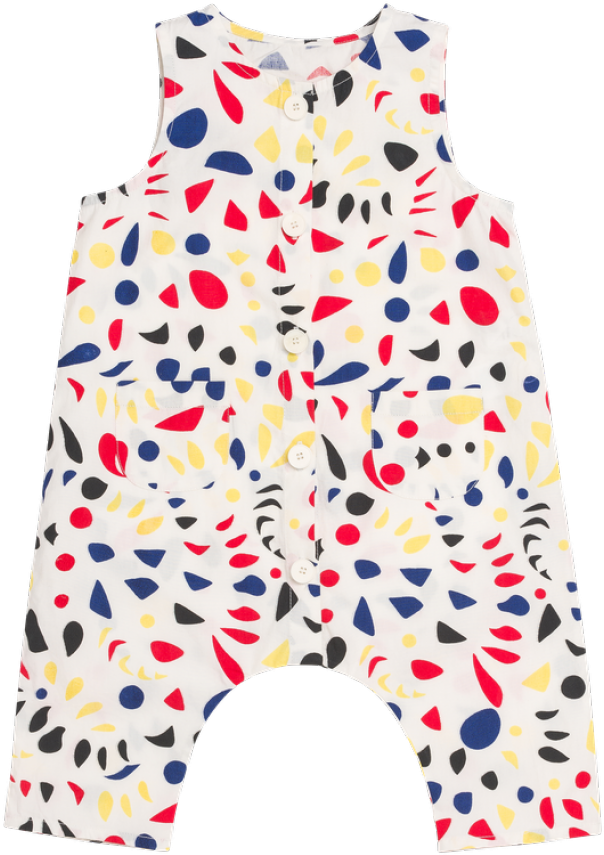 Lino Babies' Overalls Multicolored - Pattern (1140x1140), Png Download