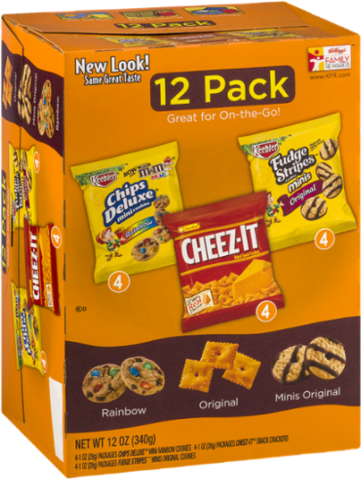 Kelloggs Variety Pack - Keebler Snacks (600x600), Png Download