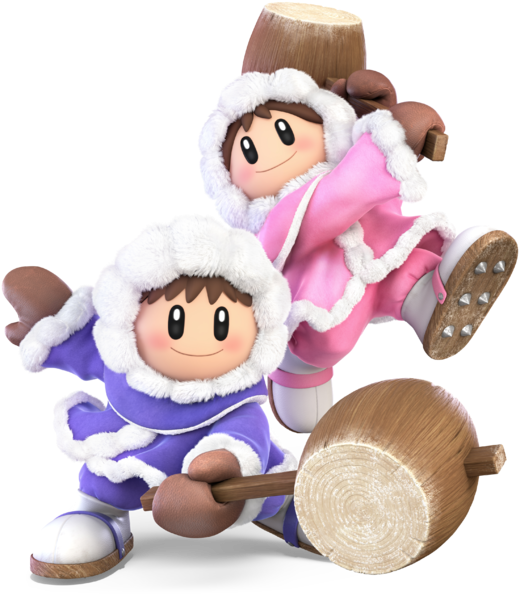 Tennessee Bans Controversial Smash Bros - Ice Climbers Smash Ultimate Render (600x600), Png Download