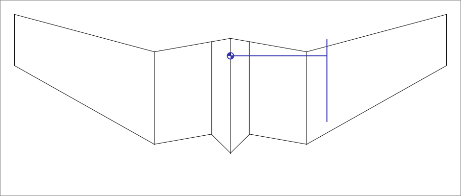 Bat Wing A Forked Version - Cg Ritewing Drak (940x400), Png Download
