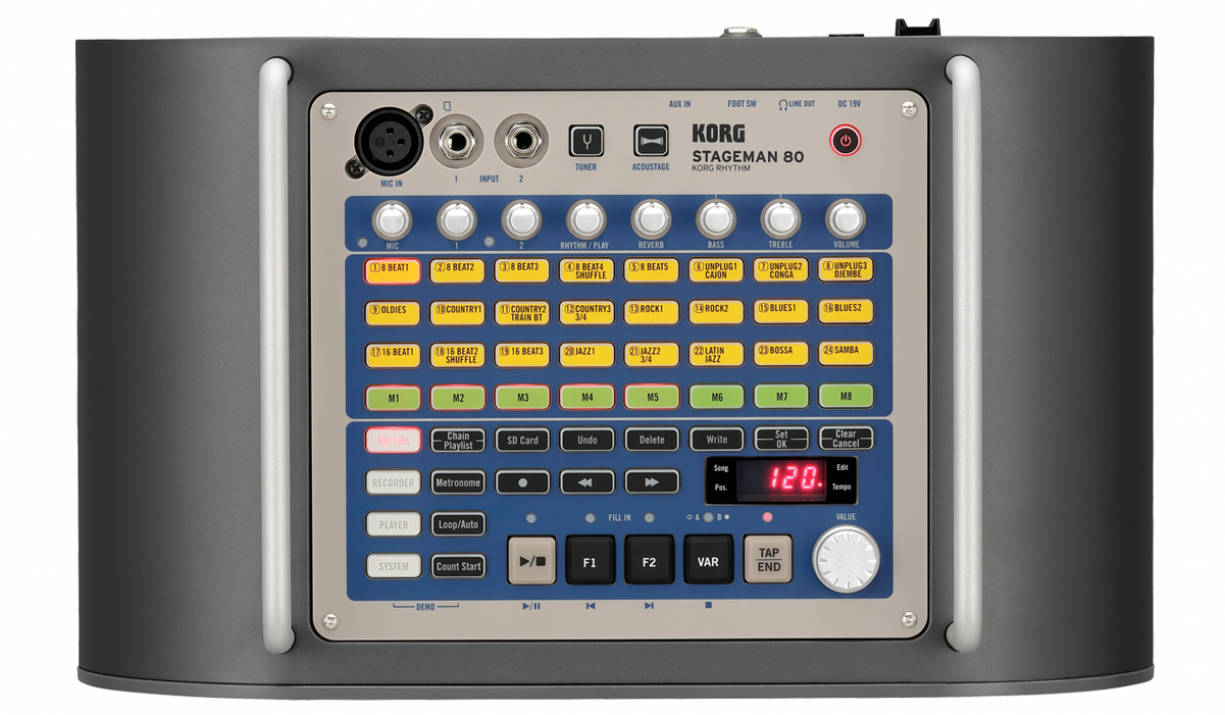 Korg Stageman 80 Pa And Drum Machine - Korg Stageman 80 (1224x1224), Png Download