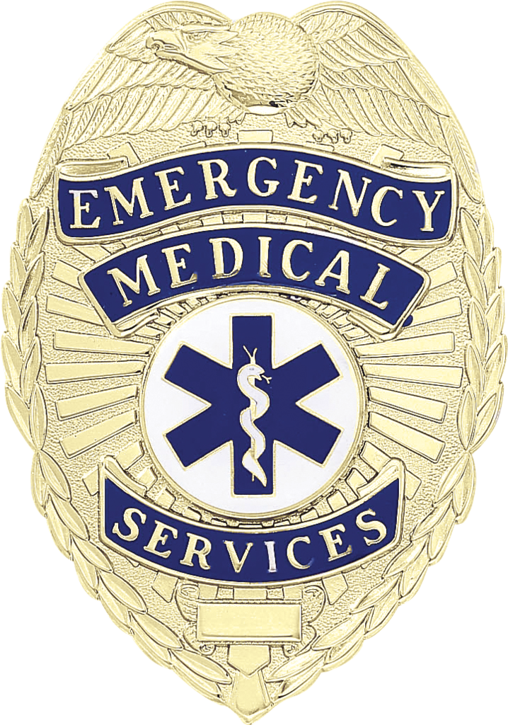 Blackinton A8770 Emergency Medical Services Shield - Emt Badge (718x1024), Png Download