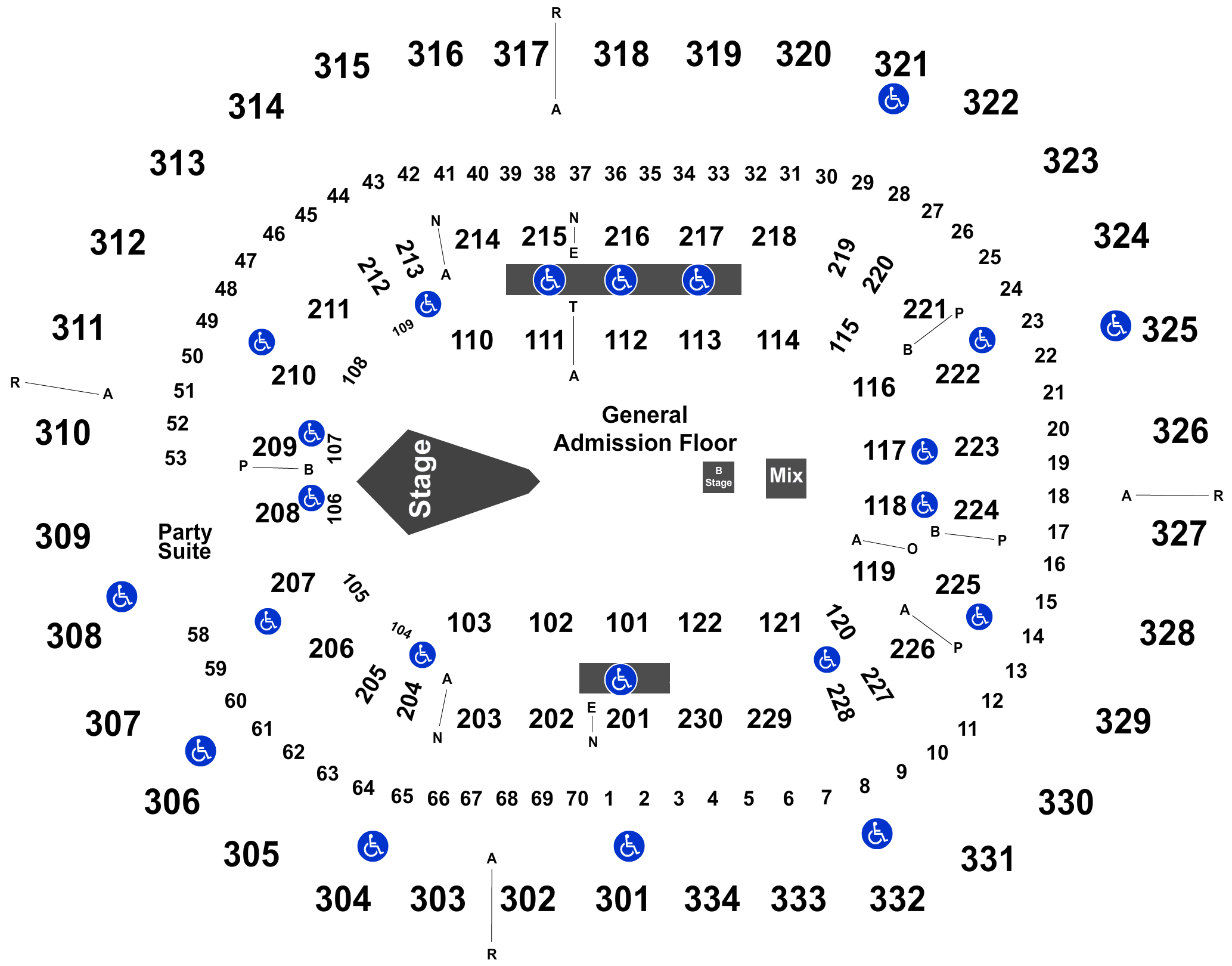 Event Info - Row 224 Moda Center (2100x1720), Png Download