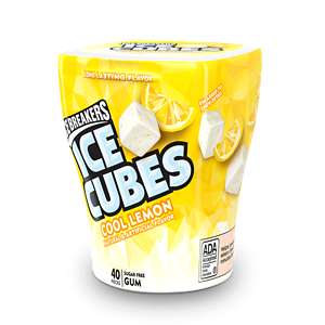 Ice Breakers Ice Cubes Cool Lemon - Orange Soft Drink (300x300), Png Download