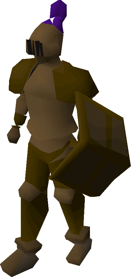 Bronze Armour Set Equipped - Old School Runescape Iron Armor (434x916), Png Download