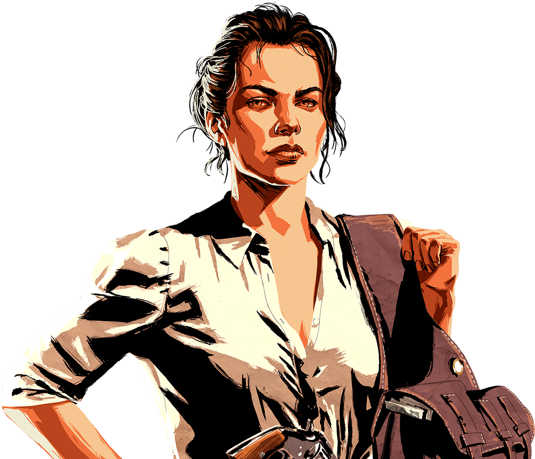 Npxbl - Red Dead Redemption 2 Abigail Marston (1059x908), Png Download