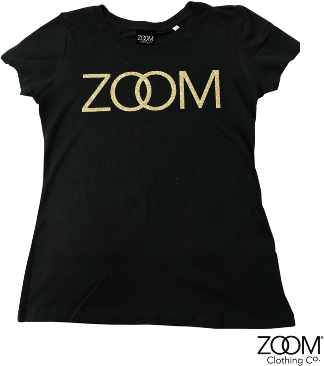 Zoom Gold Glitter On Black T - Maroon 5 Call And Response (800x800), Png Download