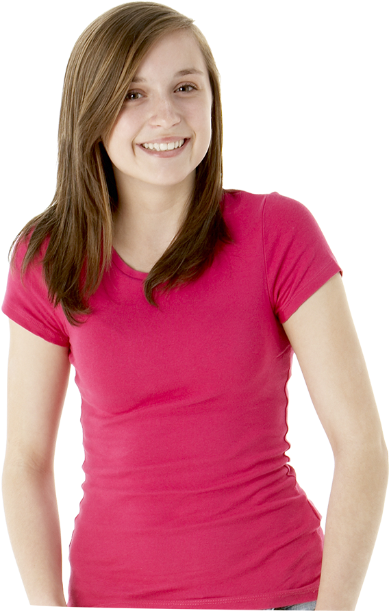 We Offer A Wide Range Of Pediatric Dental Services - Young Girl Standing (650x926), Png Download