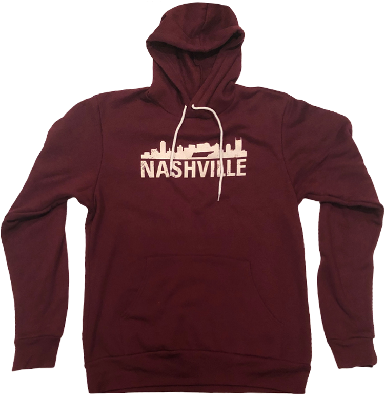 Nashville Skyline - Hoodie (750x791), Png Download