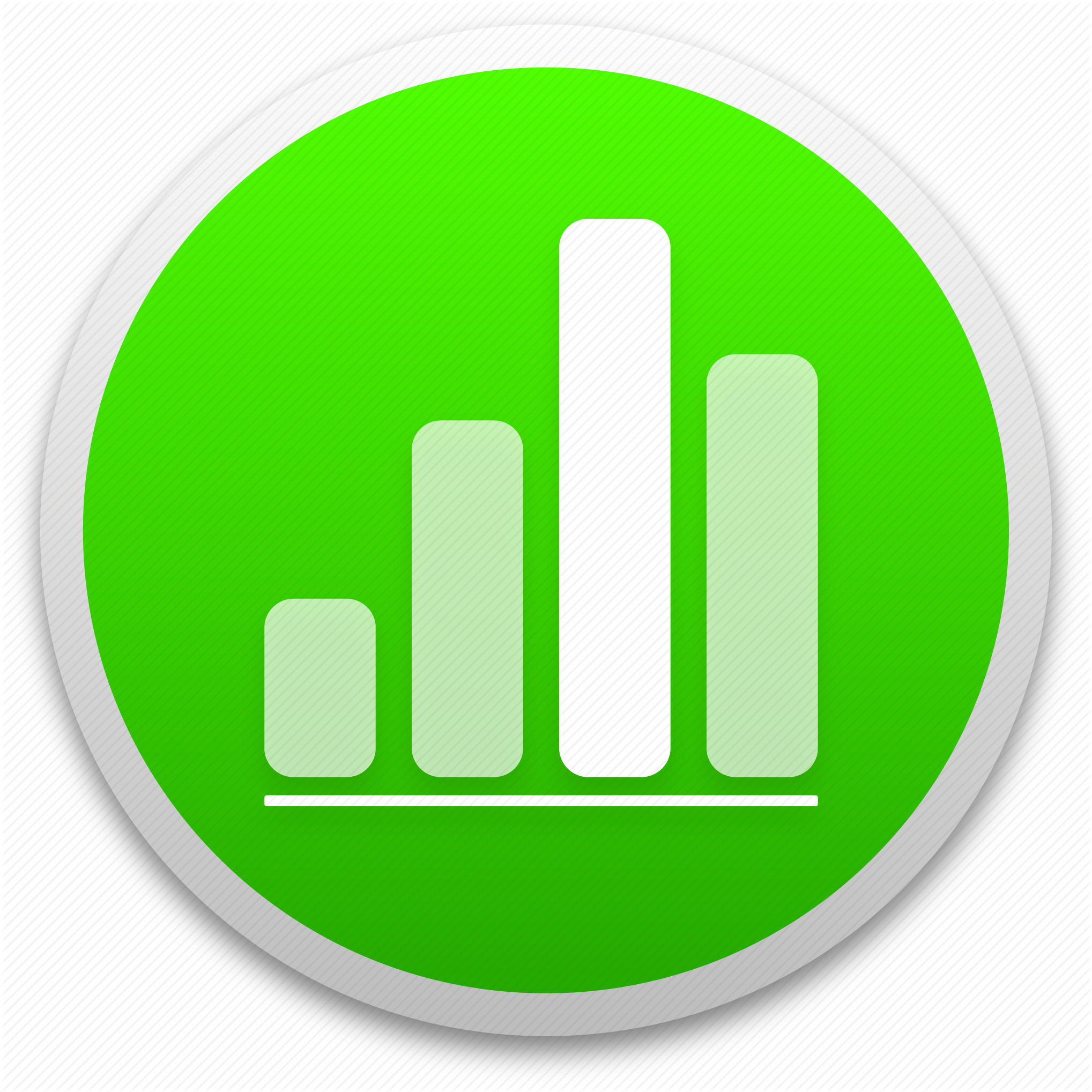 Clip Art Black And White Library Style Office Iwork - Icon For Numbers (2037x2037), Png Download