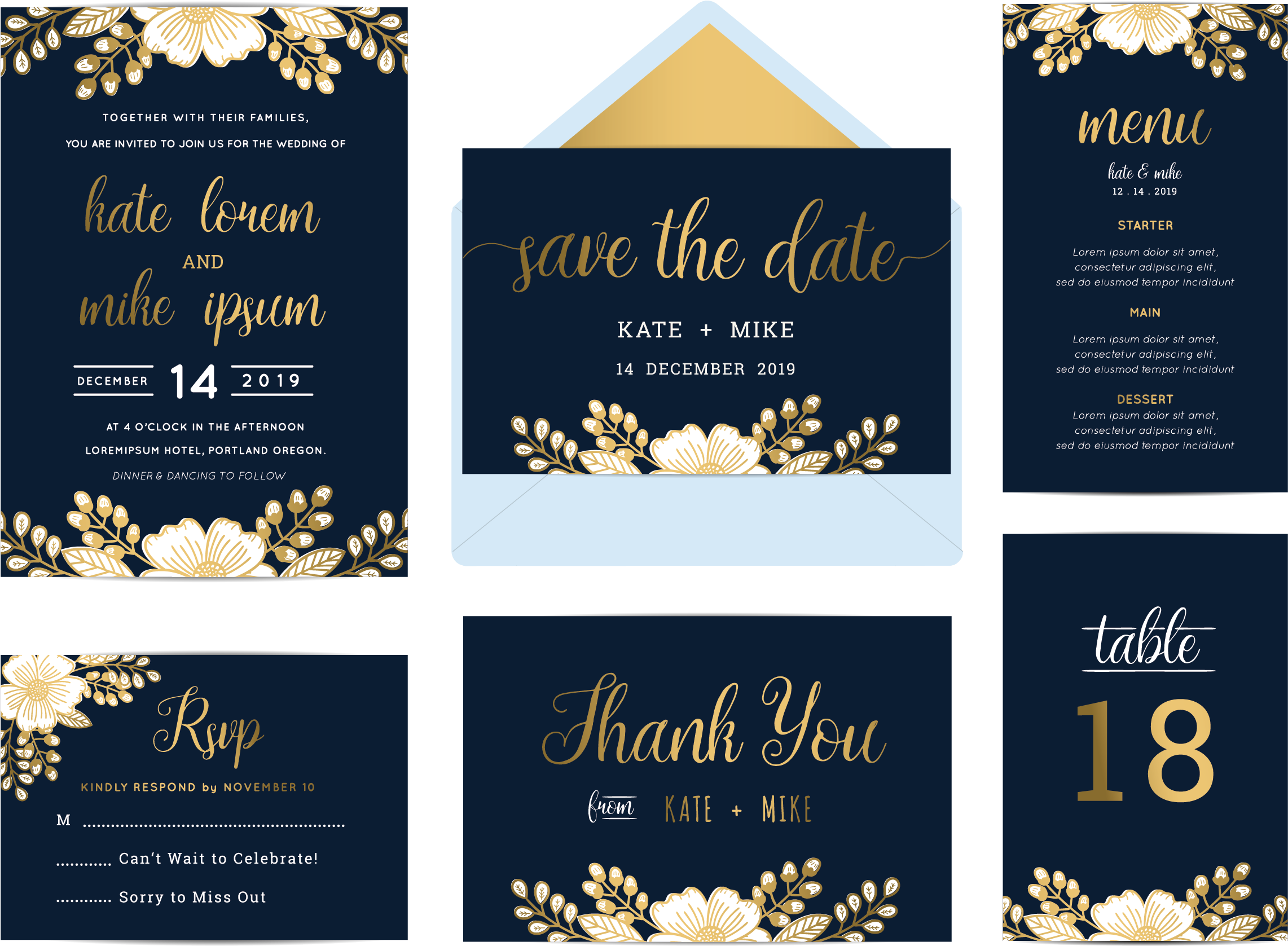 Clip Freeuse Wedding Flower Blue Illustration Posters - 典雅 深藍 (2369x1873), Png Download