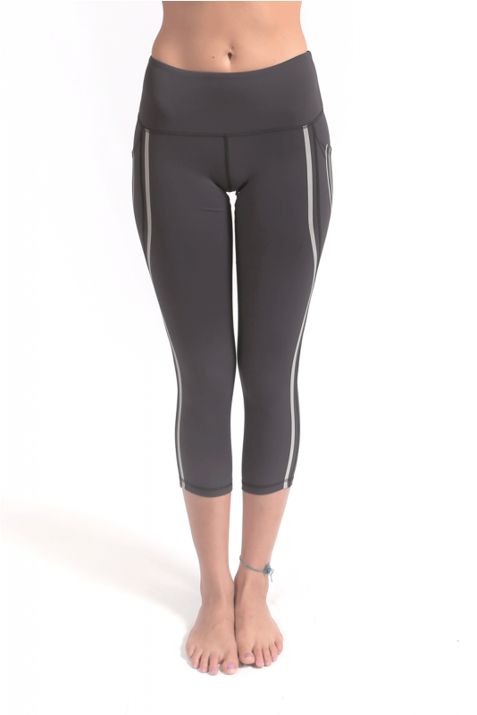 Race Runner Cropskin Racing Stripes - Tights (800x800), Png Download