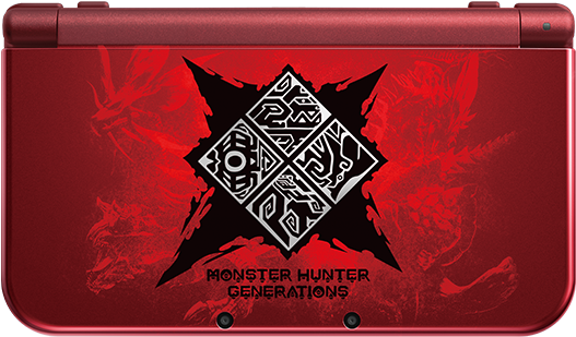 Monster Hunter Generation Red 3ds Xl - New 3ds Xl Monster Hunter Generation (600x600), Png Download