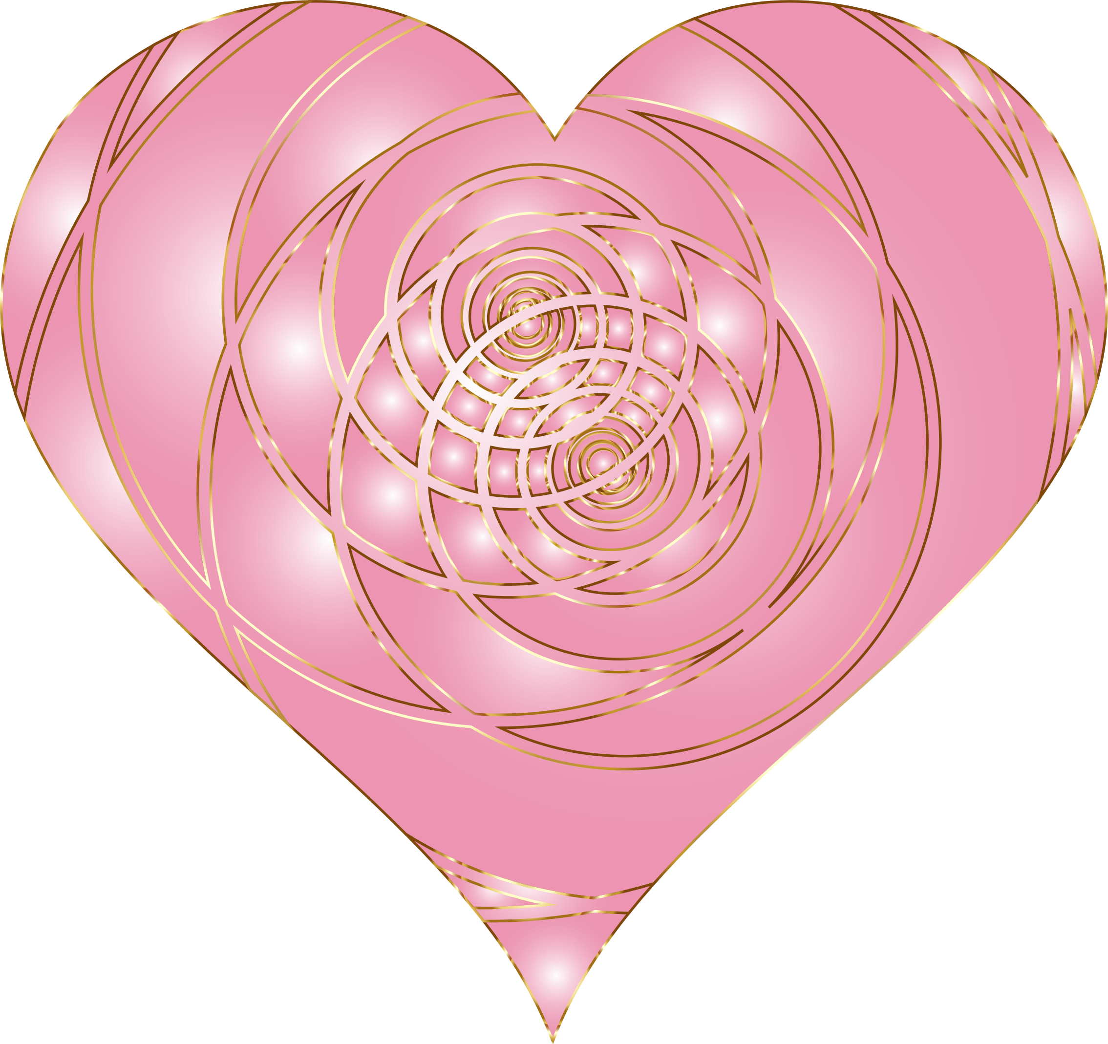 This Free Icons Png Design Of Spiral Heart 14 - Clip Art (2268x2137), Png Download