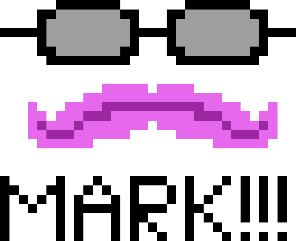 Markiplier Da King Of Fnaf - Pixel Art (1184x1184), Png Download