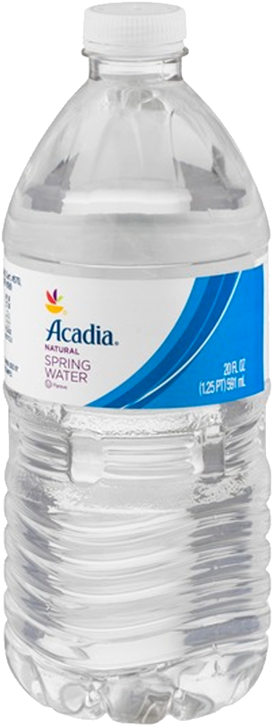 Acadia Water Bottled Spring Water - Mineral Water (460x920), Png Download