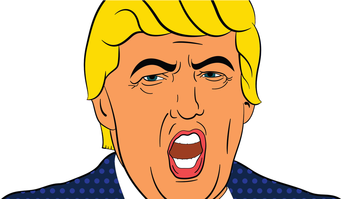 Hat Png Transparent Images - Donald Trump Cartoon Version (1200x673), Png Download