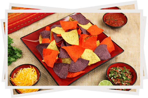 Tortilla Chips, 1/30 Lbs - Dish (636x491), Png Download