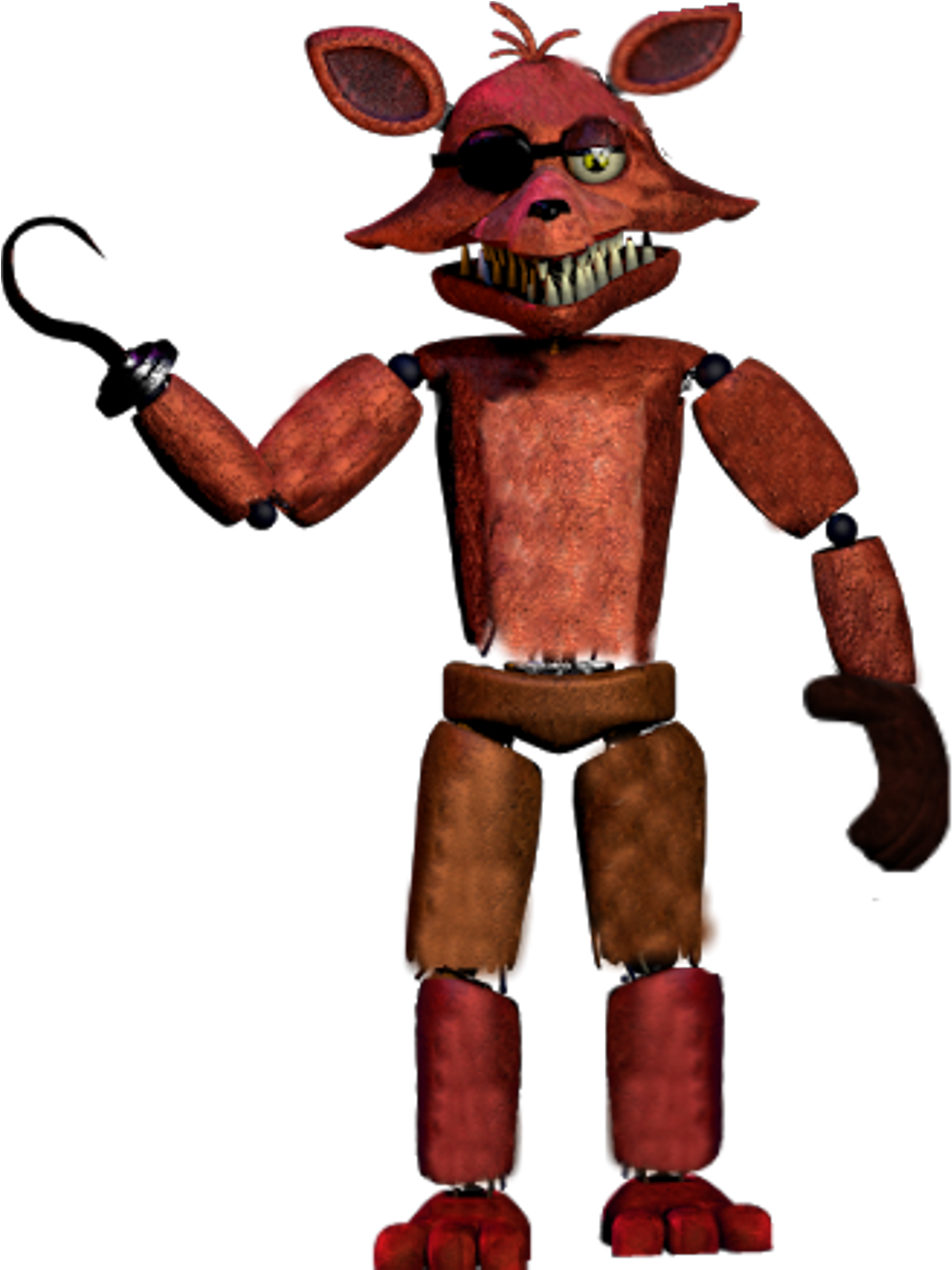 Fixed Withered Foxy - Fnaf Fixed Withered Foxy (1024x1335), Png Download
