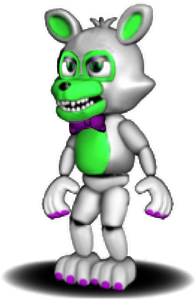 Unwithered Adventure Foxy As Tangle Fnaf World - Five Nights At Fredbear's Unwithered Bonnie X (750x750), Png Download