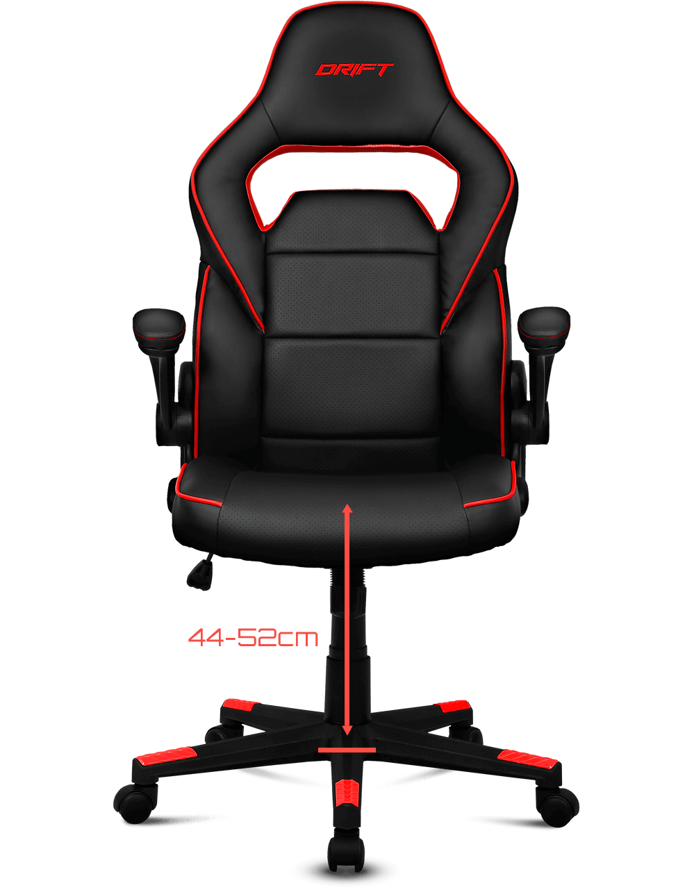 Download Image 1000 X - Silla Gaming Drift Dr75 Negro (1000x1278), Png Download