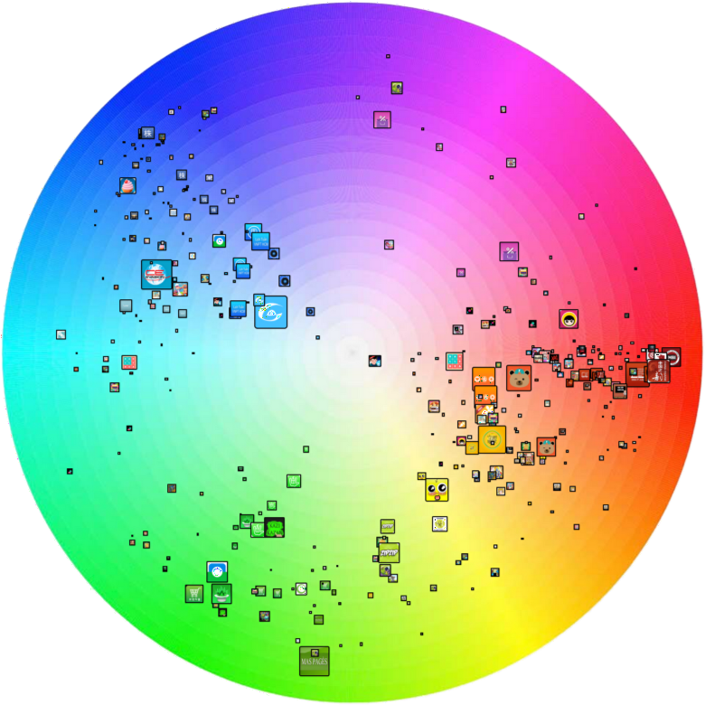 100 Newest Ios Apps - App Icon Colours (800x791), Png Download