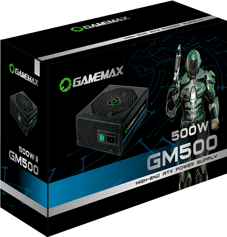 Fonte 600w Gamemax Gm600 (800x800), Png Download
