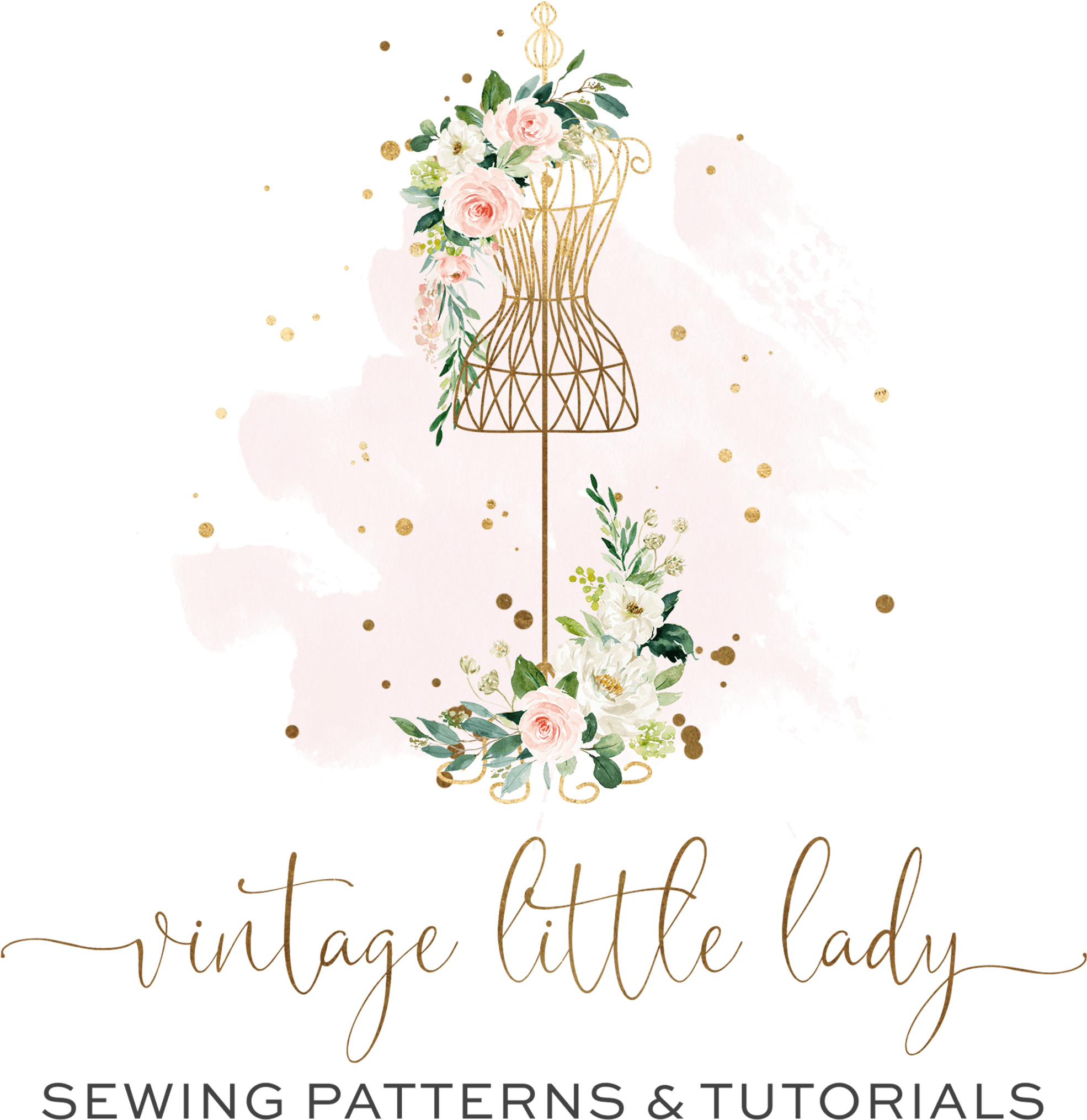 Vintage Little Lady Logo - Christmas Card (2048x2048), Png Download