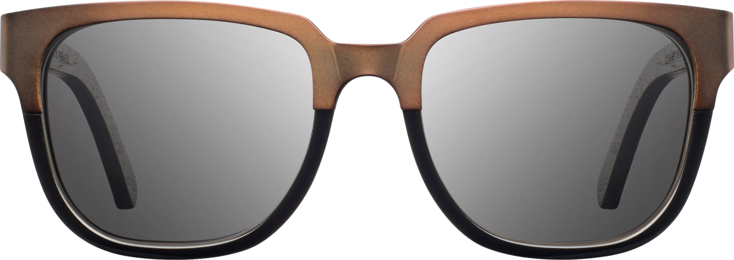 Shwood Prescott Titanium Sunglasses - Shadow (1440x510), Png Download
