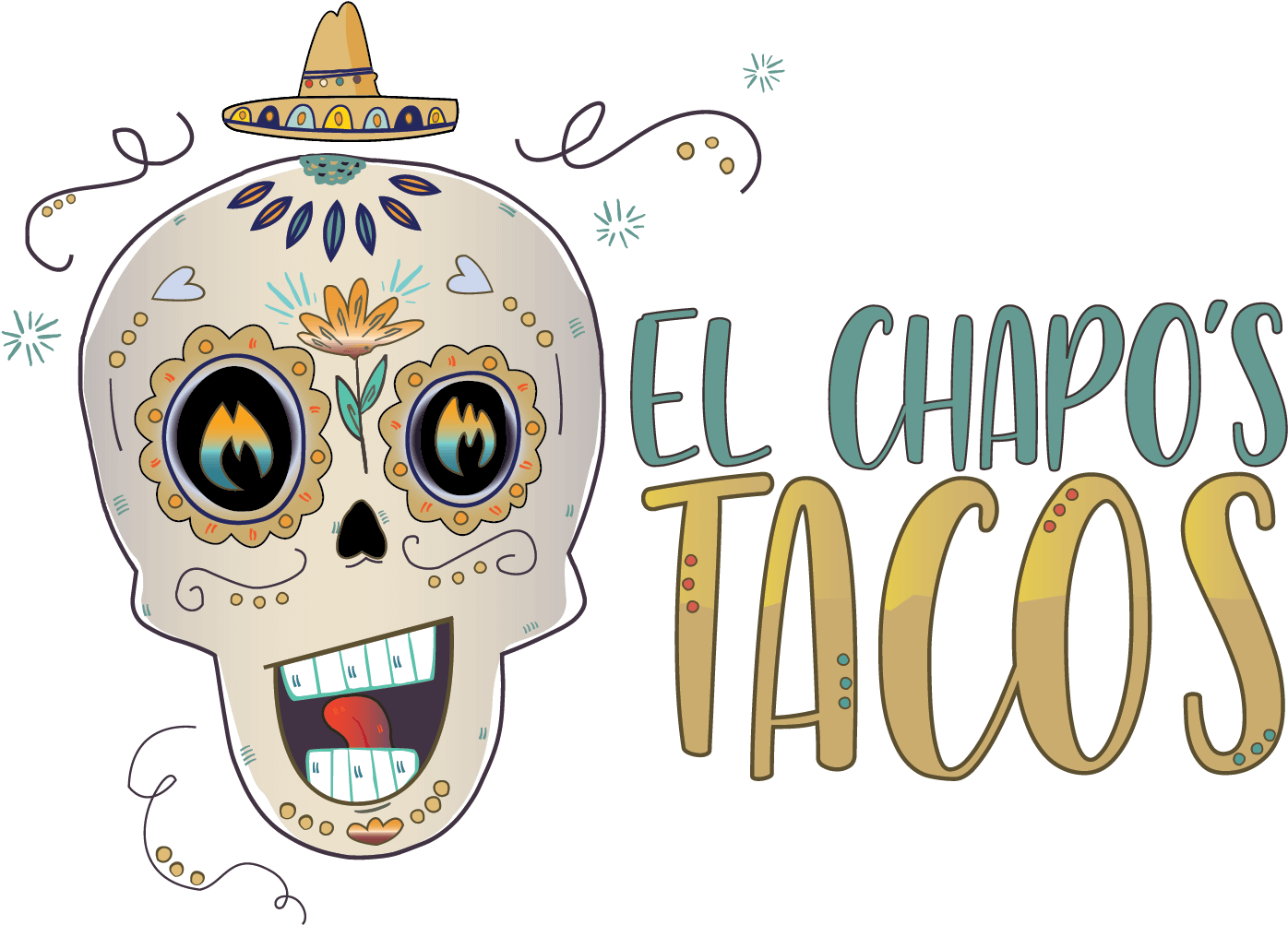 El Chapo's Tacos - Illustration (1772x1182), Png Download
