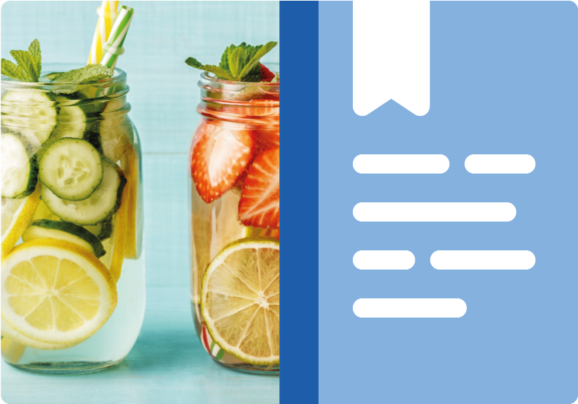 Lemon & Cucumber Refreshment - Flavoured Water Mason Jars (1200x900), Png Download