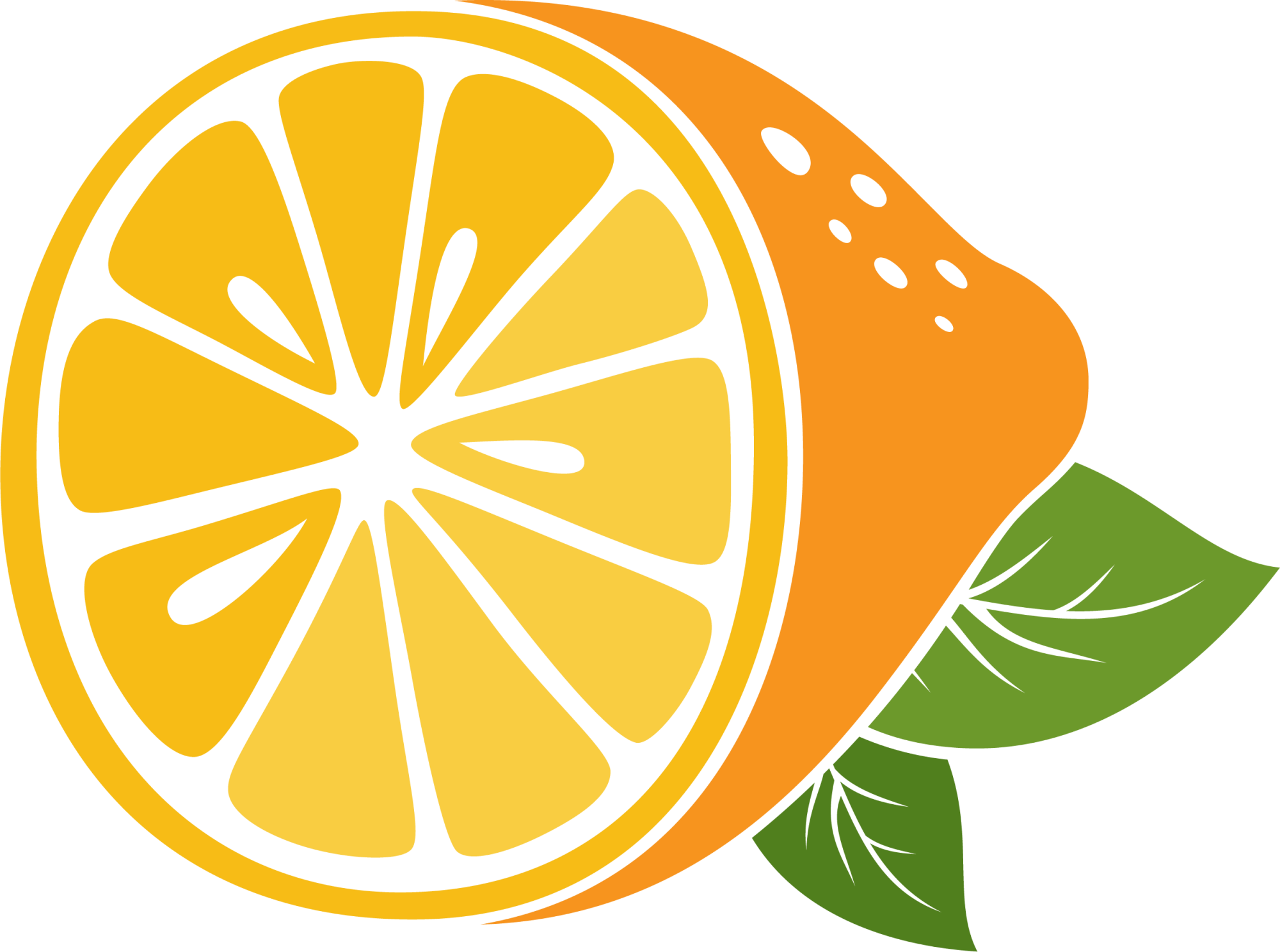 Lemon Ford Expedition Xlt Clip Art Yellow Ⓒ - Orange Slice Sticker (2000x1488), Png Download