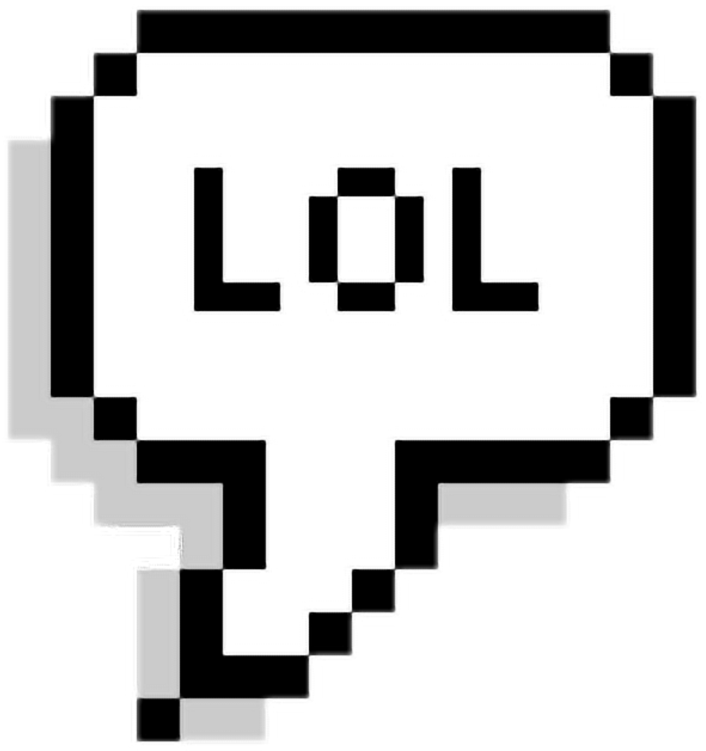 Tumblr Astetic Aesthetic Funny Cute Cool Interesting - Transparent Pixel Speech Bubble Png (2896x2896), Png Download