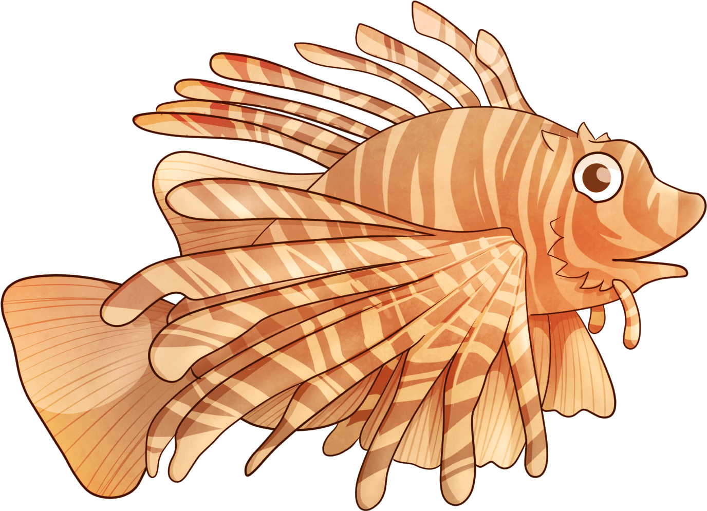 Aquatic Friends / Illustrations - Illustration (1500x1107), Png Download