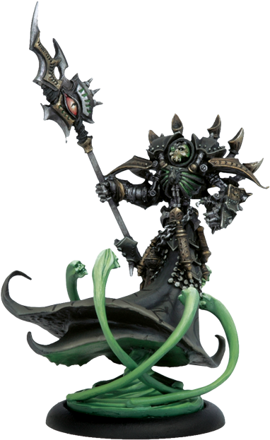 Dread Necromancer Photo - Warmachine Lich Lord Asphyxious (481x722), Png Download