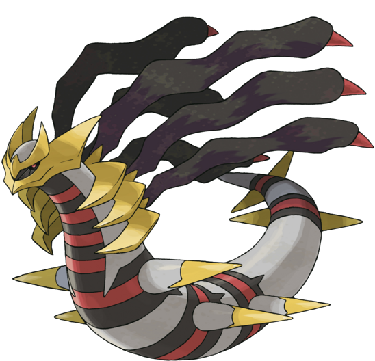 Giratina Origin Raids End - Giratina Pokemon (628x599), Png Download