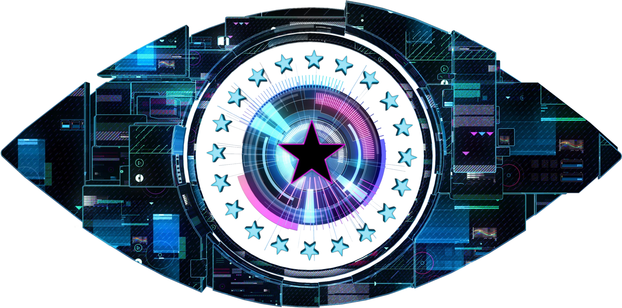 Celebrity Big Brother 14 - George Gogglebox Big Brother (2000x986), Png Download