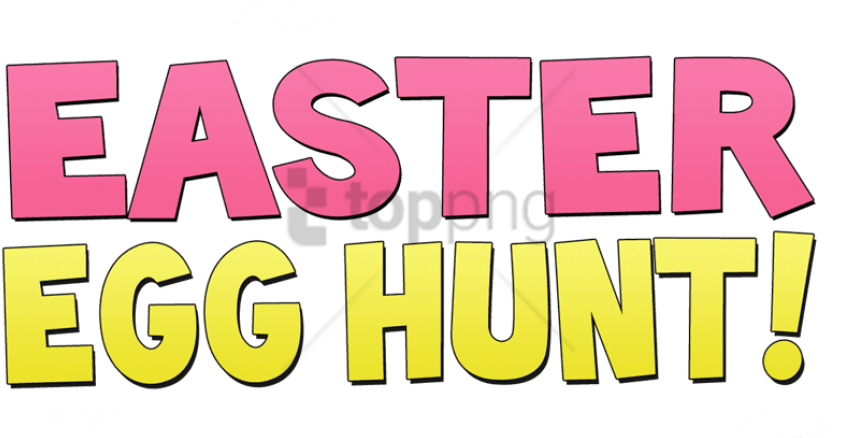 Free Png Easter Egg Hunt Png Image With Transparent - Poster (851x444), Png Download