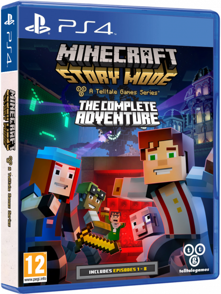 Minecraft Story Mode The Complete Adventure - Ps4 Cd Minecraft Story Mode New Episodes (600x600), Png Download