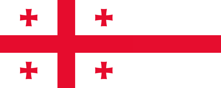 Georgia - Flag Of Georgia (900x360), Png Download