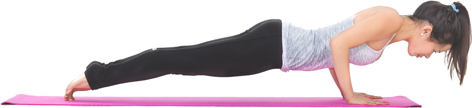 Four Limbed Staff Chaturanga - Power Yoga (1000x1000), Png Download