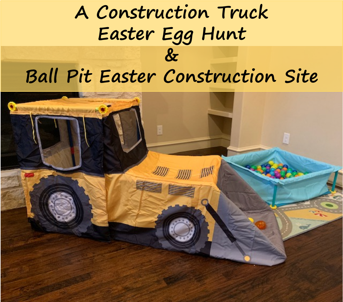 Diy Construction Truck Easter Egg Hunt - Bulldozer (1121x1000), Png Download