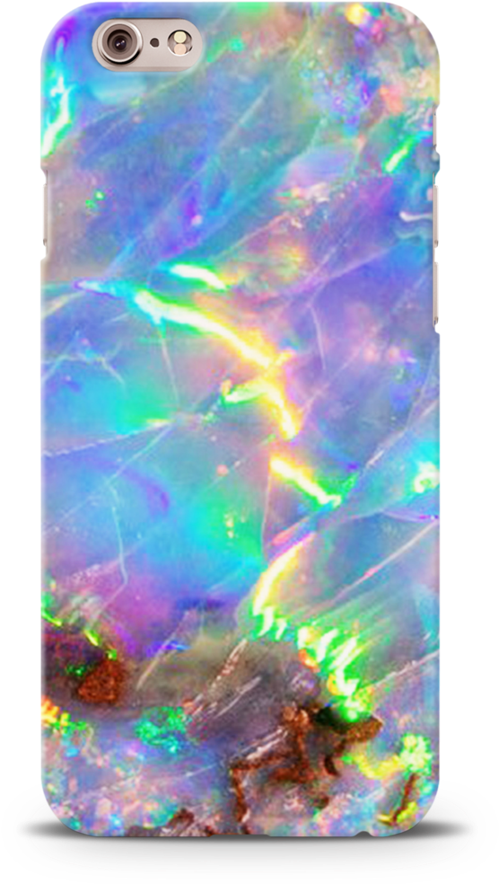 Opal Marble Cover Case For Iphone 6/6s - Mobile Phone Case (1024x1024), Png Download