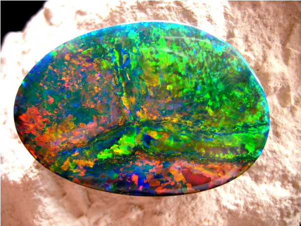 Australian Black Opal - Circle (600x600), Png Download