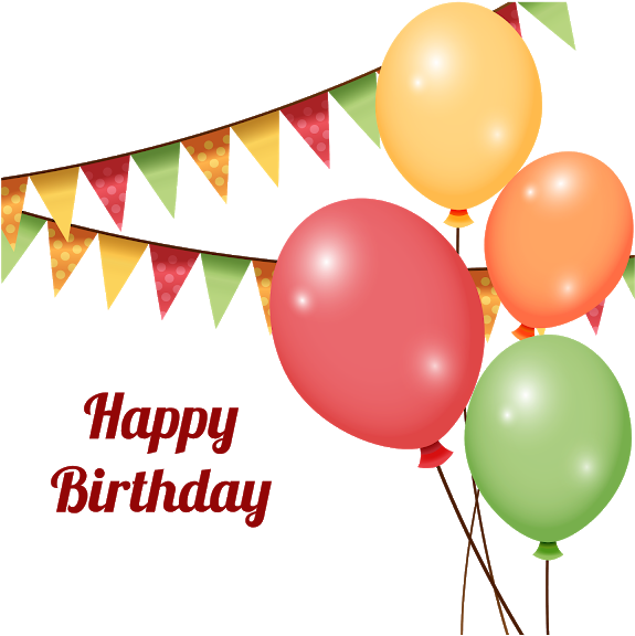Happy Birthday Celebrations 1 Happy Birthday Celebrations - Balloon (640x640), Png Download