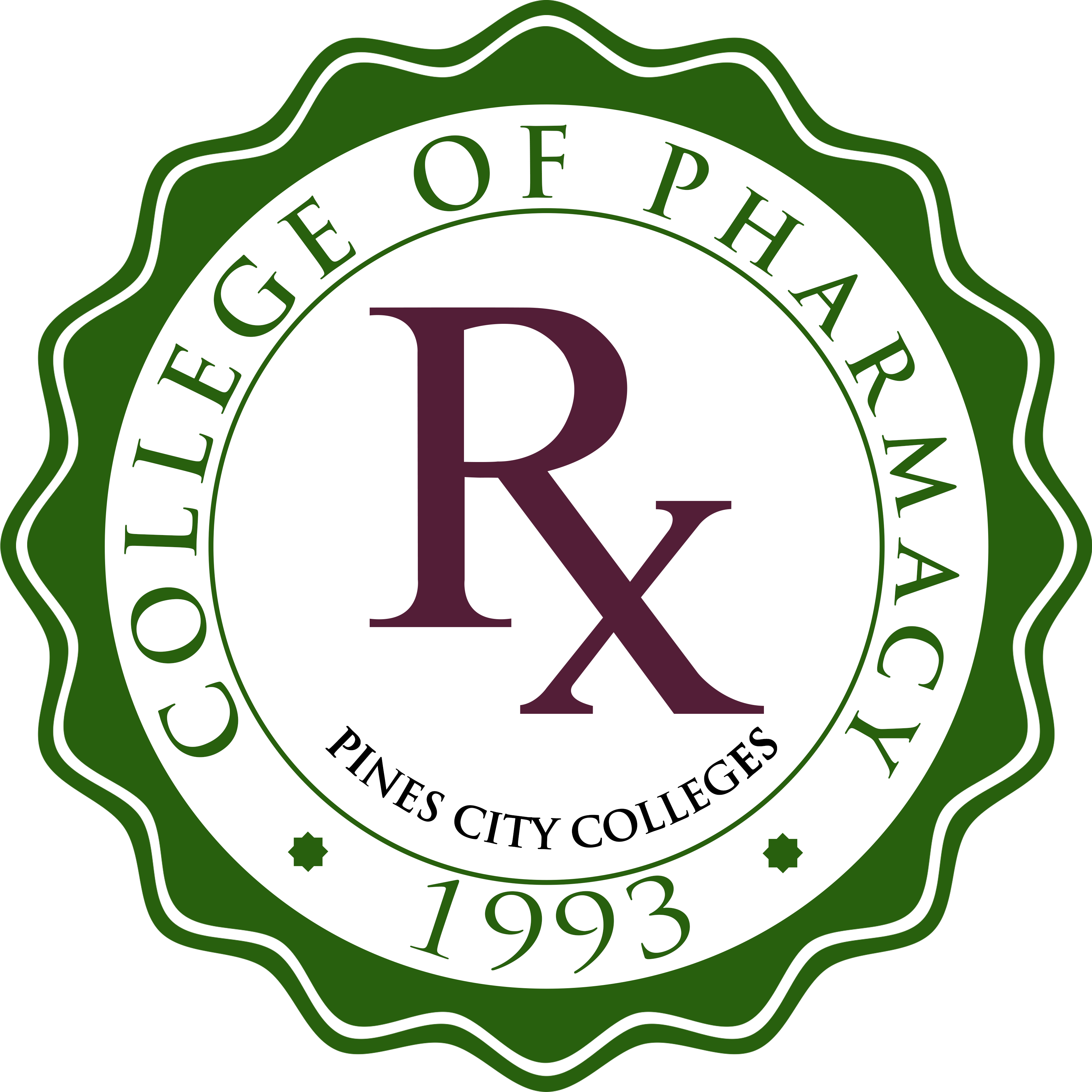 College Of Pharmacy - Pines City Colleges Pharmacy (3335x3335), Png Download
