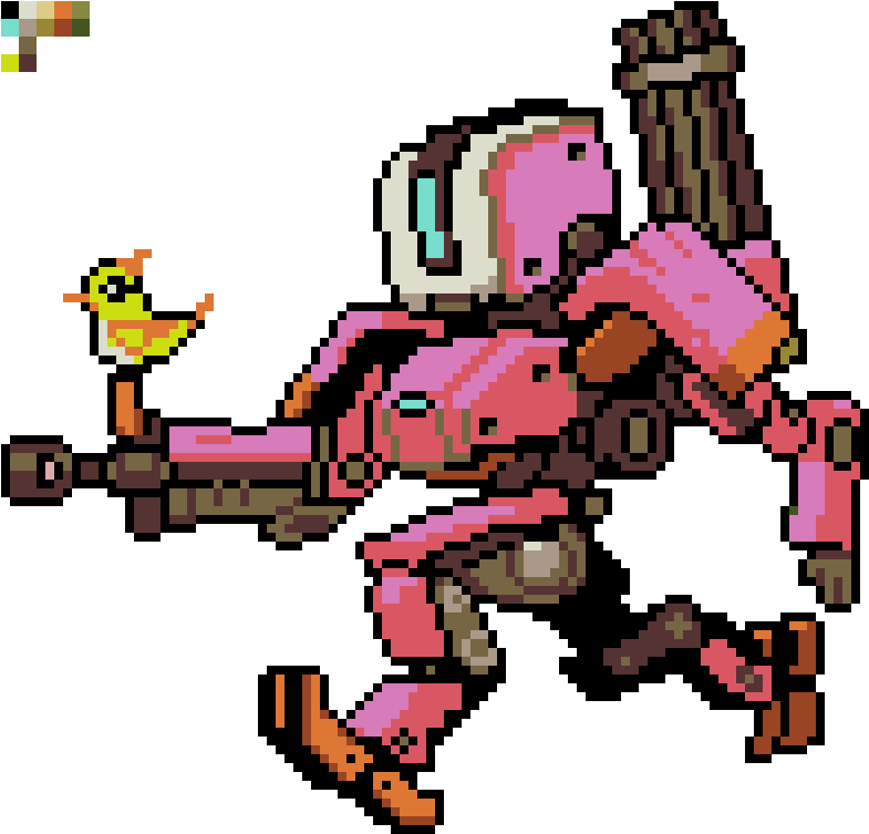 Bastion Dawn - Overwatch Bastion Pixel Spray (800x768), Png Download